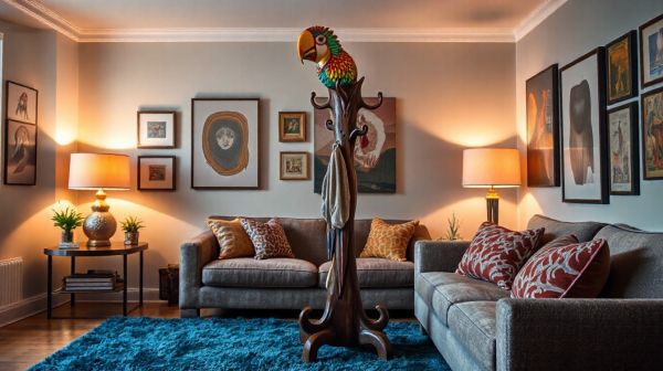10 modèles de porte-manteaux perroquet pour un intérieur original