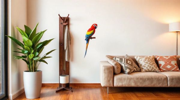 10 modèles de porte-manteaux perroquet pour un intérieur original
