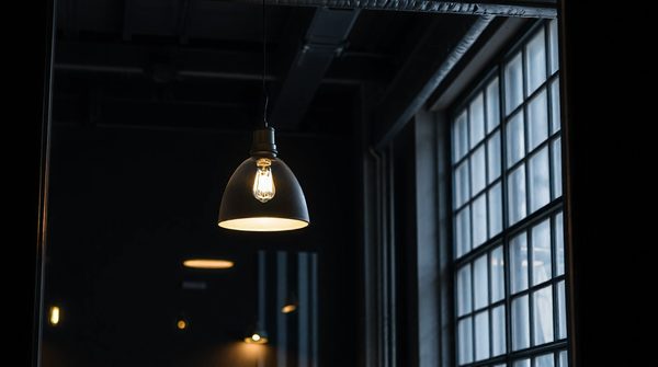 Lustre noir luminaire industriel : modernité pour votre intérieur