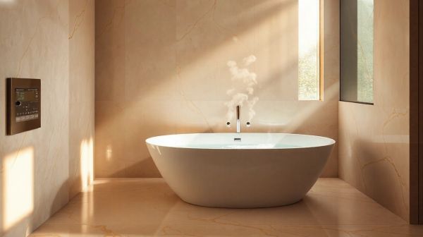 Meilleurs mitigeurs thermostatiques mains libres pour baignoire