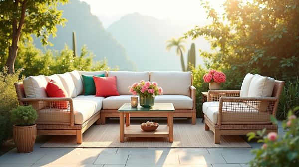 Optimiser votre espace extérieur avec un salon de jardin